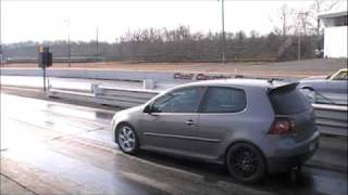 07 GTI 14 mile run 130110864 stock turbo [upl. by Ambrosane]