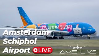 Live breezy arrivals at Amsterdam Schiphol Airport [upl. by Hgalehs]