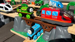 Brio amp Thomas the Tank Engine ☆Lots of rocks amp twotiered waterfall [upl. by Germayne]