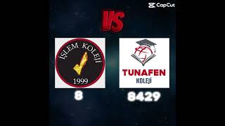 Islem koleji vs tuna fen koleji [upl. by Skilken]