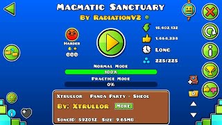 Magmatic Sanctuary by RadiationV2 Harder 3 Coins Geometry dash 22 [upl. by Roban908]