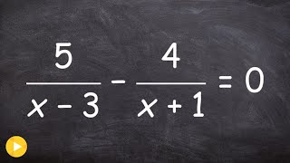 Solve a rational equation by eliminating the denominators [upl. by Zetniuq376]