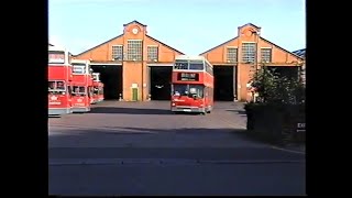 London Buses 2000Fulwell Bus Garage Twickenham amp Hammersmith Bus Station with MetrobusesVA amp RML [upl. by Fanning524]