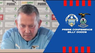 Press Conference Billy Dodds  PreMatch Morton v ICTFC  23042022 [upl. by Ylyl]