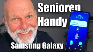 Seniorenhandy  samsunggalaxy Galaxy Note 10  einfache Bedienung [upl. by Suk]