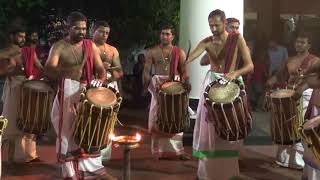 Double Thayambaka by Kalanilayam Udayan Namboothiri and Ottapalam Hari at Kombara 2015 [upl. by Naugal]