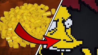 Timelapse Crafting Sideshow Bob from The Simpsons with Perler Beads [upl. by Netnert]