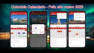 Colombia Calendario 2023 con días festivos 2023 2024 2025 [upl. by Kobe]