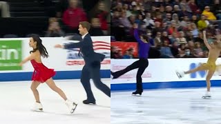 Skate Canada amp Skate America rhythm dance  twizzle scores [upl. by Soilisav138]