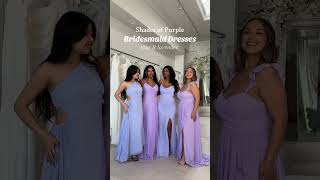 Purple Bridesmaid Dresses azazie wedding bridesmaidfashion bridesmaids bride bridesmaiddress [upl. by Buna175]