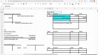 AR transactions Allowance for Doubtful Accounts Aging Method [upl. by Atinob359]