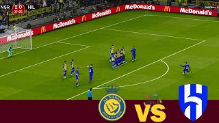 Al Nassr vs Al Hilal All Goals amp Highlights  2024 [upl. by Eeldarb]