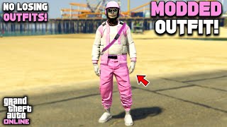 GTA 5 Online Easy Pink Joggers Modded Outfit With Glitched Armor No Transfer [upl. by Messing891]