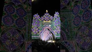 🇮🇹 Festa San Giuseppe da Copertinoluminarie a ritmo di musicaCopertino Lecce 🎊 18092024 [upl. by Ainival]