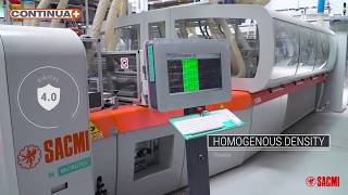 Continua Full Compacting Line for slabs and tiles  SACMI [upl. by Aikemot477]