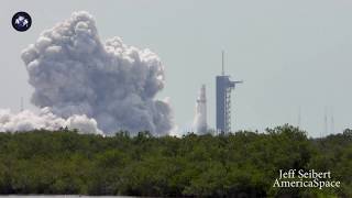 SpaceX Falcon Heavy TEST FIRE Arabsat 6A [upl. by Ancier]