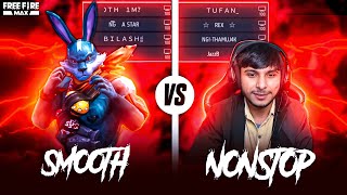 Smooth444 Quit ❗️Free Fire After this Match 😂  Tufan Rex vs Bilash Smooth  Garena Free Fire [upl. by Lichter307]