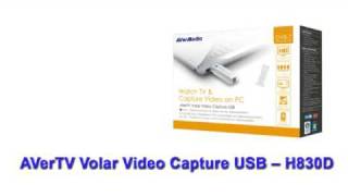 AVerTV Volar Video Capture USBH830Dmp4 [upl. by Worden]