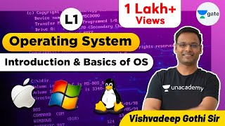 Introduction amp Basics of OS  L 1  Operating System  GATE 2022 VishvadeepGothi [upl. by Aduhey]