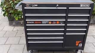 tactix 14 drawer tool cabinet [upl. by Eniamraj842]