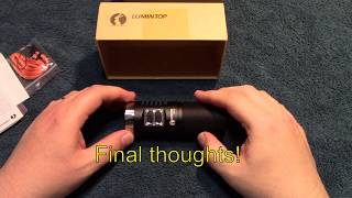 Lumintop SD4A Flashlight Review [upl. by Mallis49]