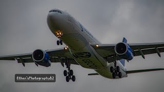 GEODIS A330 taxis into stand at BHX [upl. by Itraa577]