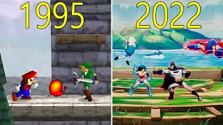 Evolution of Platform Fighting Games [upl. by Nafets274]