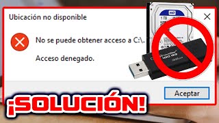 Acceso Denegado  No Puedo Abrir USB 🚫  ¡Solución ✅ [upl. by Fabiola]