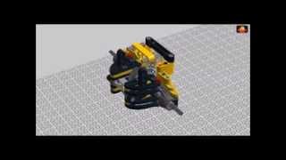 Lego Technic Drift RC Car Building Instructions [upl. by Orian]