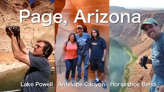 Page Arizona Lake Powell Antelope Canyon and the Horseshoe Bend Four Corners Day 5  Traveling [upl. by Doggett]