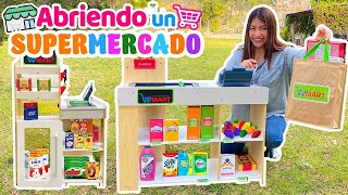 🍅🧃ABRIENDO UN SÚPERMERCADO con CAJA REGISTRADORA 🛒¡REAL😱LACTEOS 🏪 CARNE🥩FRUTAS amp VERDURAS🍓 [upl. by Theola101]