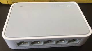 TPLINK TLSF1005D  Netzwerk switch 5x 10100mbits rj45 ports weiß [upl. by Ashleigh153]