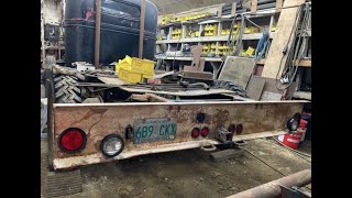 Another Day of Rains So Shop Day Welding Bumper On 1938 Maple Leaf Truck June 01 2024 [upl. by Eceerahs]