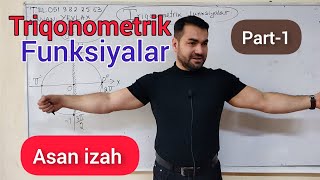 ✅🔺 Triqonometrik funksiyalar çox asan dərs izahı Part1 riyaziyyat trigonometry dim [upl. by Adnyleb563]