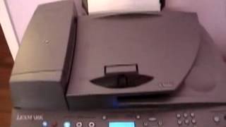 Lexmark X6170 Printer Review [upl. by Zsazsa]