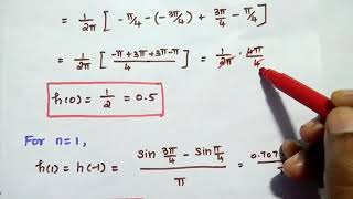 Design of Bandpass FIR Filter  Fourier Series Method  Hz  DTSP [upl. by Eintroc]