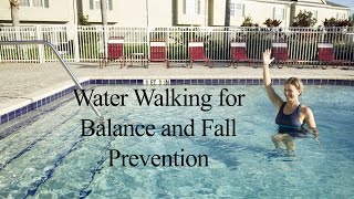 Water Walking Pool Workout for Balance and Fall Prevention WECOACH [upl. by Rostand754]