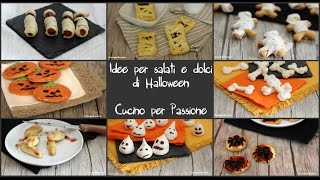 Idee per salati e dolci di Halloween [upl. by Downall]