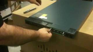 Cisco UCS 6100 Fabric Interconnect Unboxing [upl. by Ahtnammas234]