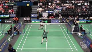 Badminton Highlights 2023 European U17 Team Championships Mens Singles [upl. by Clyve908]