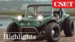 See the Meyers Manx 20 Electric Dune Buggy Revealed [upl. by Latrena]