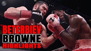 ARTUR BETERBIEV BLOODY KO Overcomes adversity vs Marcus Browne  FULL HIGHLIGHTS [upl. by Haleigh]