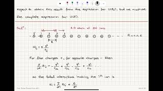 Linear Ionic Crystals  1 [upl. by Acsirp]