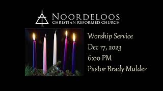 Noordeloos CRC  December 17 PM Service [upl. by Quintus419]