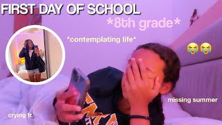 FIRST DAY OF SCHOOL GRWM 8th grade [upl. by Aniraz]