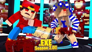 Minecraft EXE 20  ROPO EXE amp CARLY EXE DEFEAT amp INFECT IRONMAN [upl. by Mccallion867]