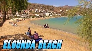 ELOUNDA Beach  Crete  Greece 4k [upl. by Adnohsor]