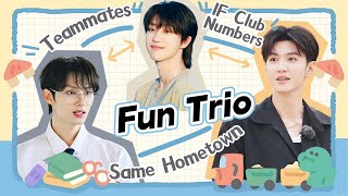 Chen ZheyuanampTHE8ampJUN Fun trio in Youth Periplous💓Have such a good time [upl. by Airpac]