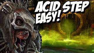 EASY ACID STEP STRATEGY  SHAOLIN SHUFFLE BOSS FIGHT COD IW Zombies DLC2 [upl. by Eniagrom489]