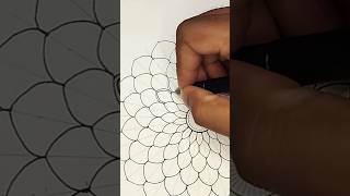 Easy Mandala Art 😊 easymandalaart mandalaart art drawing artist [upl. by Enitnelav680]